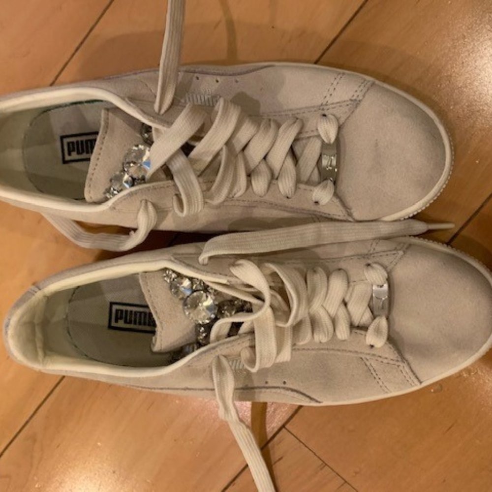 Puma Jewelled Tennis Shoes Size 6.5